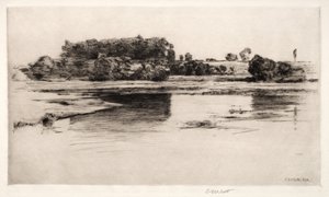 نهر تشارلز ، 1890. بواسطة تشارلز آدامز بلات