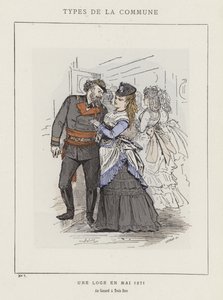 لودج في مايو 1871 ، Au Canard a Trois Becs