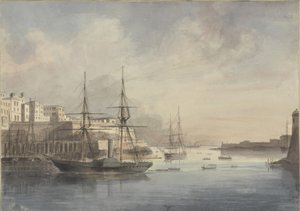 عرض في مالطا ، كاليفورنيا. 1849 بواسطة تشارلز أندرو دايس