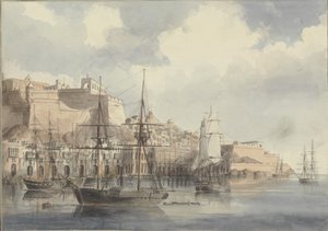 عرض في مالطا ، كاليفورنيا. 1849 بواسطة تشارلز أندرو دايس