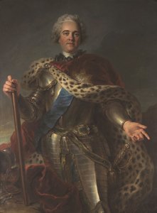 صورة موريس دي ساكس 1696-1750 ، مارشال فرنسا ، 1735-1739. بواسطة تشارلز أنطوان كويبل