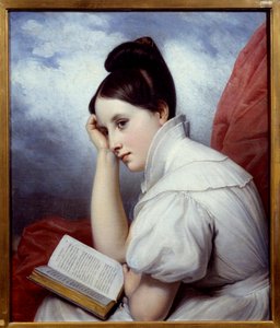لوحة ضوء القراءة بواسطة تشارلز أوغست ستوبين (1788-1856) 1829 نانت ، متحف الفنون الجميلة