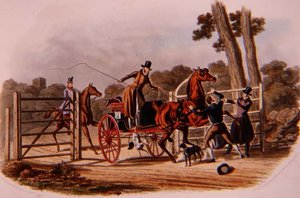 "حارس البوابة المتمرد" ، نقش بواسطة حانة RG Reeve (fl.1811-37). بواسطة توماس ماكلين