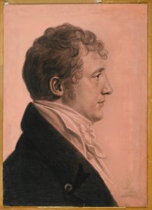 جيمس ألكسندر فولتون من جبل. إيرين ، c.1808 (فحم ، طباشير أبيض وقلم تلوين باستري على ورق على متن الطائرة) بواسطة شارل بالتازار جوليان فيفريت دي سان مين