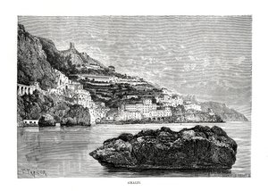 أمالفي ، إيطاليا ، 1879 بواسطة تشارلز باربانت