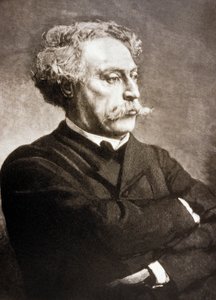 الكسندر دوماس فيلس (1824-1895) كاتب فرنسي ، بعد ليون بونات (نقش) بواسطة تشارلز بود