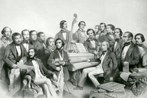 الاتحاد الموسيقي. هانهارت ، 1851 بواسطة تشارلز بوجنيت