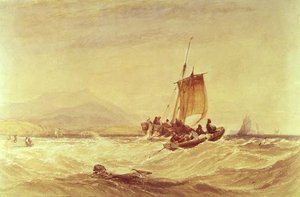 خليج دونيجال ، حوالي 1841 (ألوان مائية) بواسطة تشارلز بنتلي
