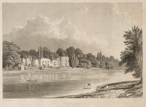 بابيز فيلا ، تويكنهام ، 1828. بواسطة تشارلز بنتلي