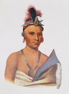 Keesheswa أو "الشمس" ، رئيس فوكس ، c.1837 ، توضيح من "القبائل الهندية لأمريكا الشمالية ، المجلد 2" ، بقلم توماس ل. مكيني وجيمس هول ، الحانة. جون جرانت