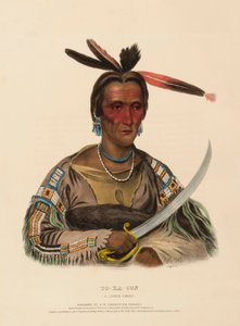 تو-كا-كون. A SIOUX CHIEF., من تاريخ القبائل الهندية في أمريكا الشمالية بواسطة تشارلز بيرد كينج