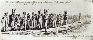 عصابة سلسلة مدينة هوبارت ، c.1831 بواسطة تشارلز بروس