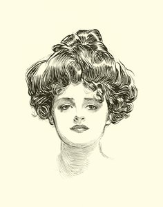 رسم توضيحي للسلم الاجتماعي بواسطة تشارلز دانا جيبسون