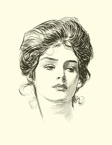 رسم توضيحي للسلم الاجتماعي بواسطة تشارلز دانا جيبسون