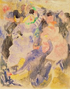 رسم لزولاس نانا ، 1915-1916 بواسطة تشارلز ديموت