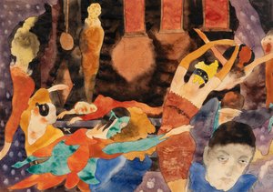 قناع الموت الأحمر بواسطة Charles Demuth