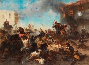 المناوشة في بندر كالاباش في بندر ، 1877