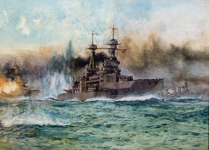 السفينة HMS Vanguard في معركة جوتلاند ، 1924