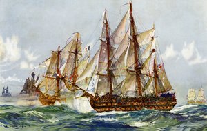 الاستيلاء على Duguay Trouin (غير قابل للاستبدال) بعد Trafalgar ، 1805