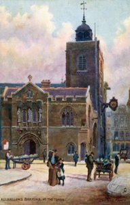 All-Hallows-by-the-Tower، London بواسطة زهرة تشارلز إدوين