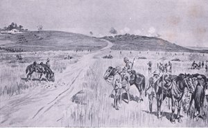 الإغاثة من Vryheid ، من بعد بريتوريا: حرب العصابات التي نشرتها Harmsworth Bros Limited ، 1901 بواسطة تشارلز إدوين فريب