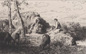الابن الضال ، كاليفورنيا. 1868. بواسطة تشارلز إميل جاك
