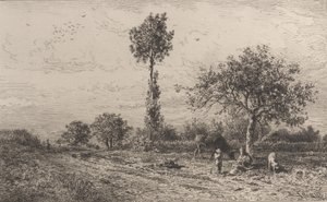 المناظر الطبيعية ، 1864. بواسطة تشارلز إميل جاك