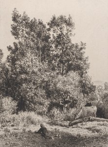 المناظر الطبيعية ، 1864. بواسطة تشارلز إميل جاك