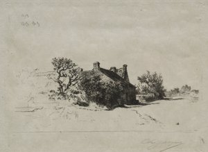 Les Petits Maisons Kercassier ، 1875. بواسطة تشارلز إميل جاك