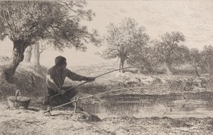 صيد السمك ، 1864. بواسطة تشارلز إميل جاك