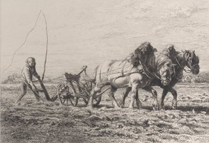 الحرث ، 1864. بواسطة تشارلز إميل جاك