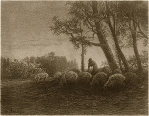 Poetische Abenddämmerung بواسطة تشارلز إميل جاك