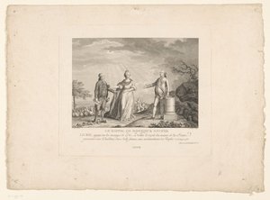 عودة جاك نيكر 1788 لو ريكور دو مسيو نيكر (العنوان على الكائن) بواسطة تشارلز إتيان جوشر