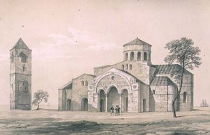 منظر جنوبي شرقي للقديسة صوفيا ، طرابزون ، حانة. بواسطة Day & Son (litho) بواسطة تشارلز فيليكس ماري (بعد) تيكسير