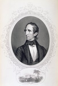جون تايلر ، من "تاريخ الولايات المتحدة" ، المجلد. الثاني ، بواسطة تشارلز ماكاي ، محفور C. Holl