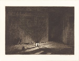 داخل نزل (Interieur d'une auberge) بواسطة تشارلز فرانسوا داوبيني