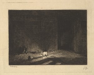 داخل نزل ، 1861-1862. بواسطة تشارلز فرانسوا داوبيني