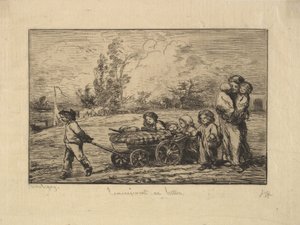 الانتقال إلى القارب 1861. بواسطة تشارلز فرانسوا داوبيني