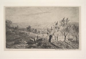 شروق الشمس ، 1850. بواسطة تشارلز فرانسوا داوبيني