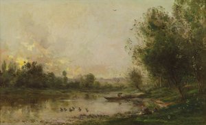 البنوك من Oise ، 1873 بواسطة تشارلز فرانسوا داوبيني