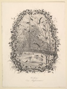 طائر العصفور ، 1843. بواسطة تشارلز فرانسوا داوبيني