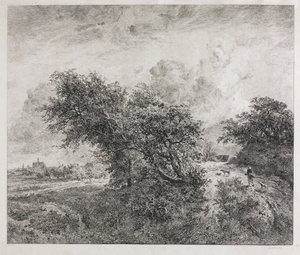 The Thicket ، 1855. بواسطة تشارلز فرانسوا داوبيني