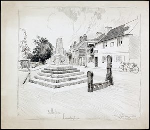 بوتيسفورد ماركت كروس ، ليسيسترشاير ، 1892-1933 بواسطة تشارلز جورج هاربر