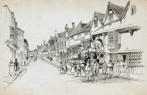 هاي ستريت ، كانتربري ، كنت ، 1892-1933 بواسطة تشارلز جورج هاربر