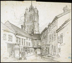 شارع القديس بطرس ، نورويتش ، نورفولك ، 1892-1933 بواسطة تشارلز جورج هاربر