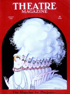 راقصو الكباريه على غلاف المجلة الأمريكية Théatre Magazine ، أغسطس 1924 (نقش) بواسطة تشارلز جسمار