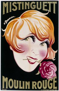 Mistinguett (Mistinguette) في Moulin Rouge بواسطة تشارلز جسمار