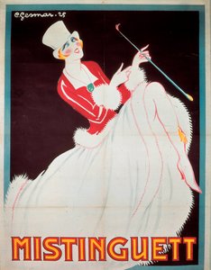 ملصق Mistinguett بواسطة تشارلز جسمار