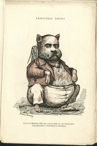 رسم توضيحي لتشارلز جيلبرت مارتن (1839-1905) في "" التجهم المعاصر "" بواسطة تشارلز جيلبرت مارتن