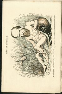 Illustration by Charles Gilbert-Martin (1839-1905) in “” Contemporary Grimaces”” بواسطة تشارلز جيلبرت مارتن